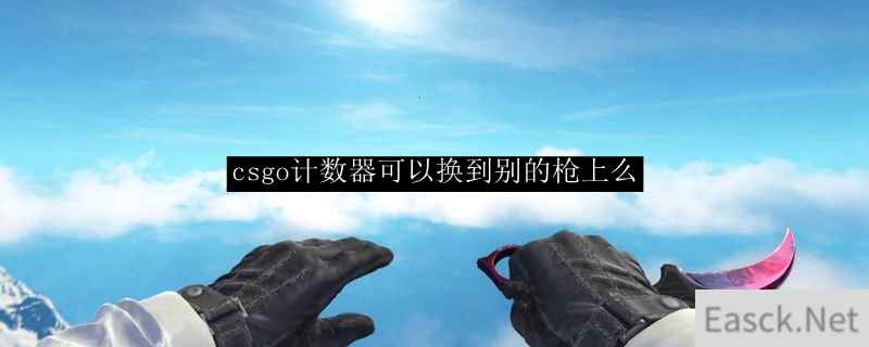 csgo计数器可以换到别的枪上么