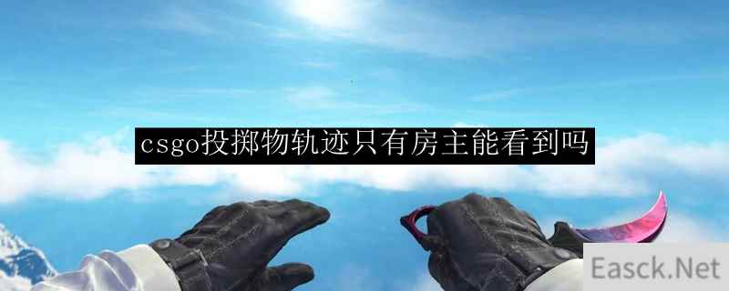 csgo投掷物轨迹只有房主能看到吗