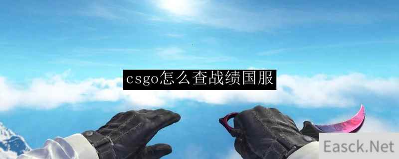 csgo怎么查战绩国服