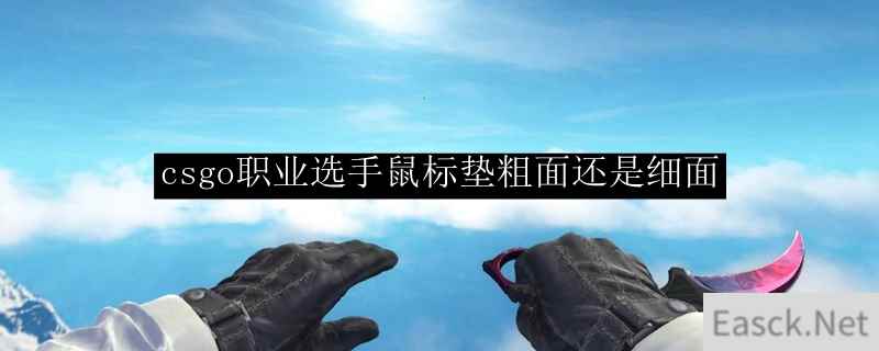 csgo职业选手鼠标垫粗面还是细面