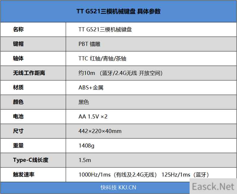 三模连接无缝切换！TT G521无线键盘评测：国产轴加持 性价比爆棚