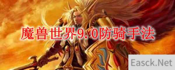 魔兽世界9.0防骑手法