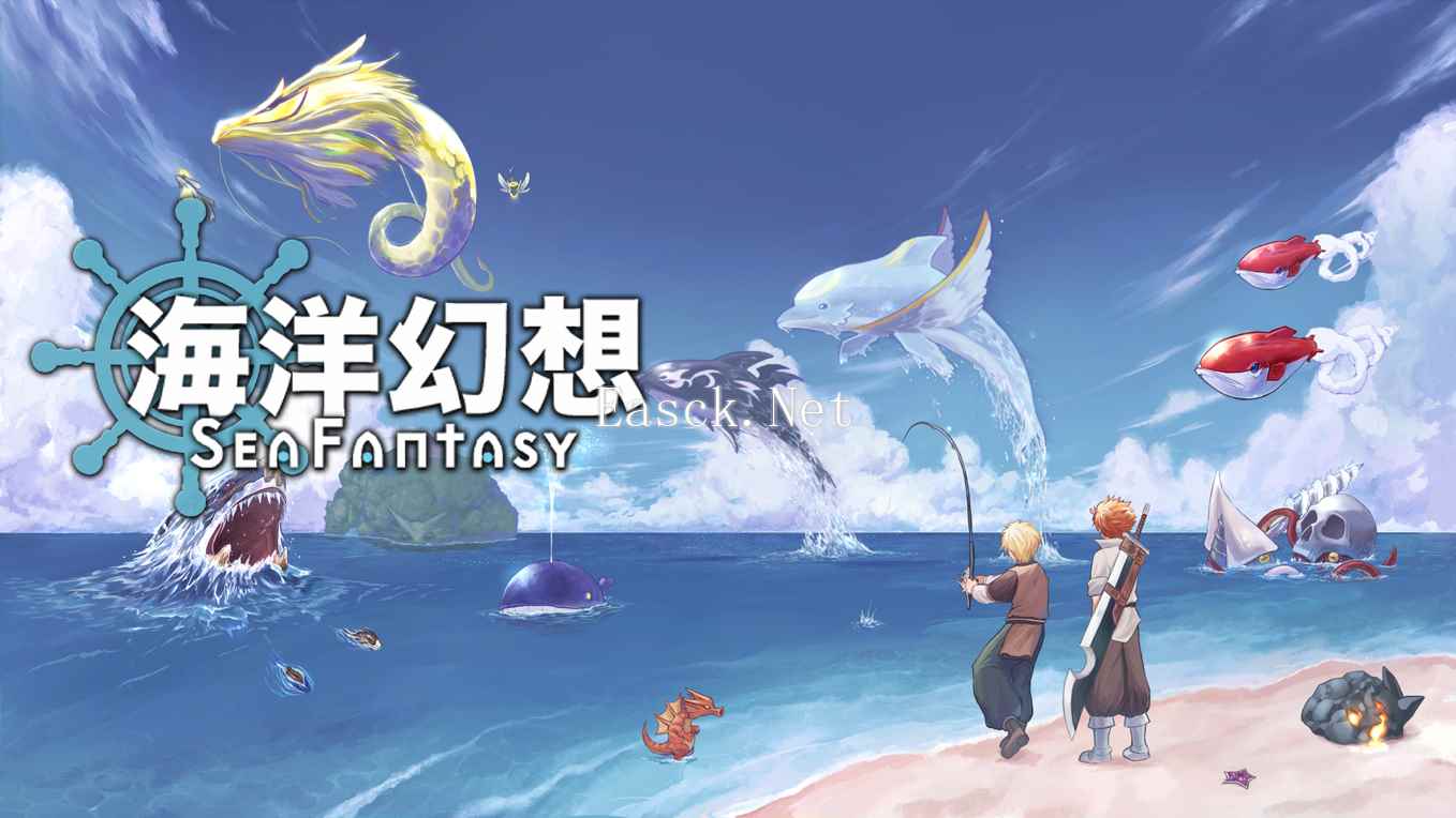 异世界捕鱼 RPG 游戏《海洋幻想/Sea Fantasy》的新关键艺术图和新预告片！