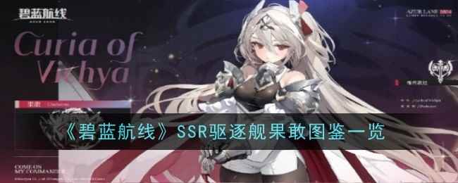 《碧蓝航线》SSR驱逐舰果敢图鉴一览