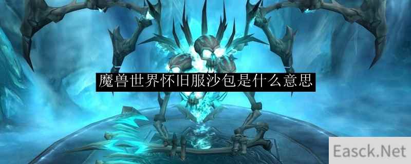 魔兽世界怀旧服沙包是什么意思