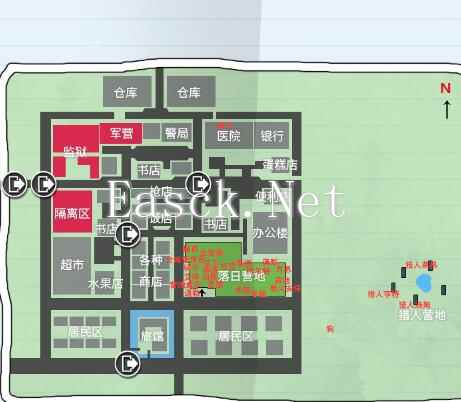 《行荒之路》地图大全