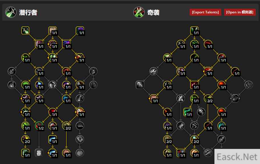 魔兽世界11.0前夕奇袭贼天赋怎么加