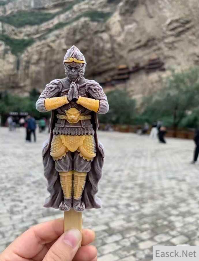 山西悬空寺推出《黑神话》雪糕 太精致网友舍不得吃