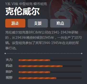 《坦克世界》Y系中坦克伦威尔介绍
