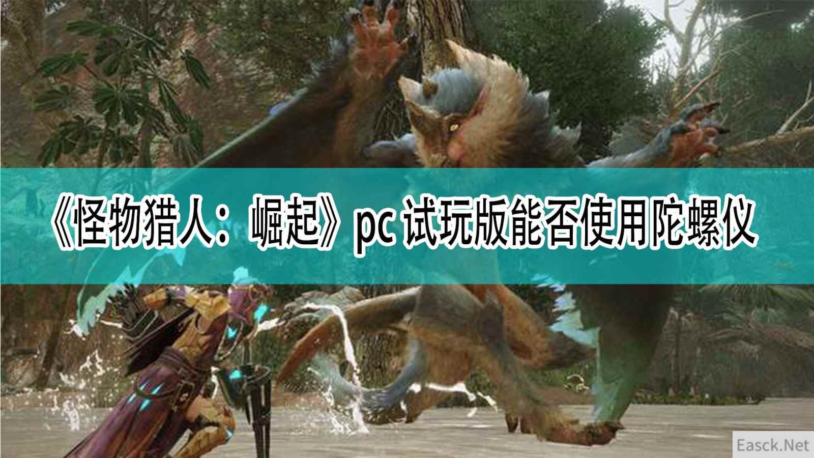 《怪物猎人：崛起》pc试玩版能否使用陀螺仪