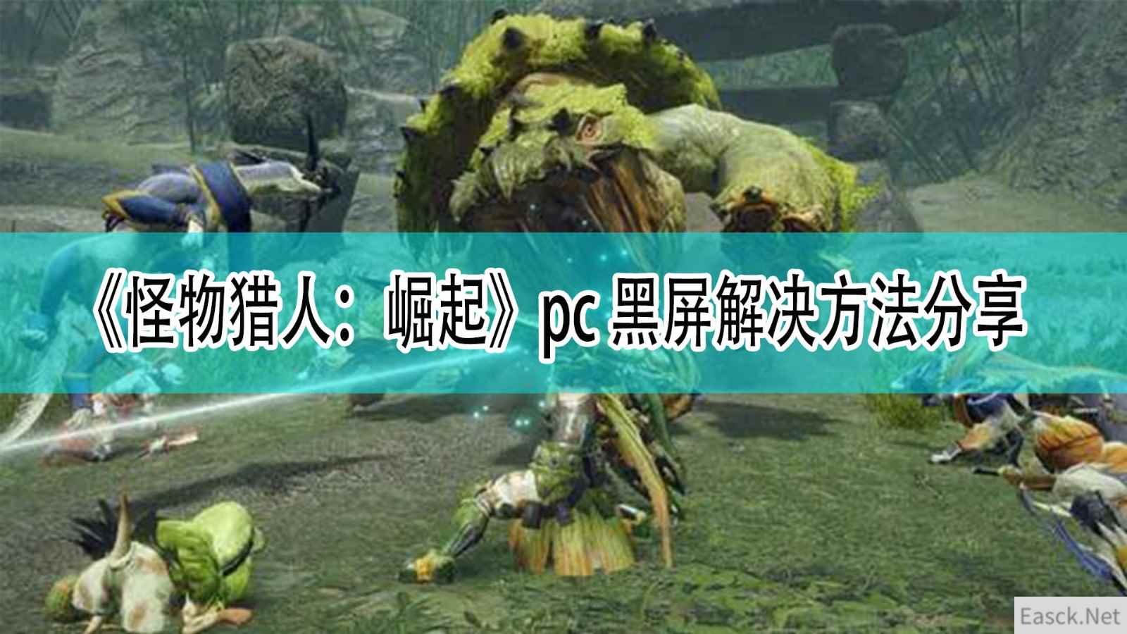 《怪物猎人：崛起》pc版黑屏解决方法