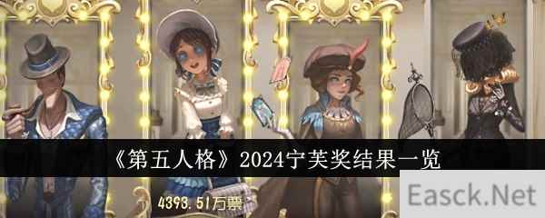 《第五人格》2024宁芙奖结果一览