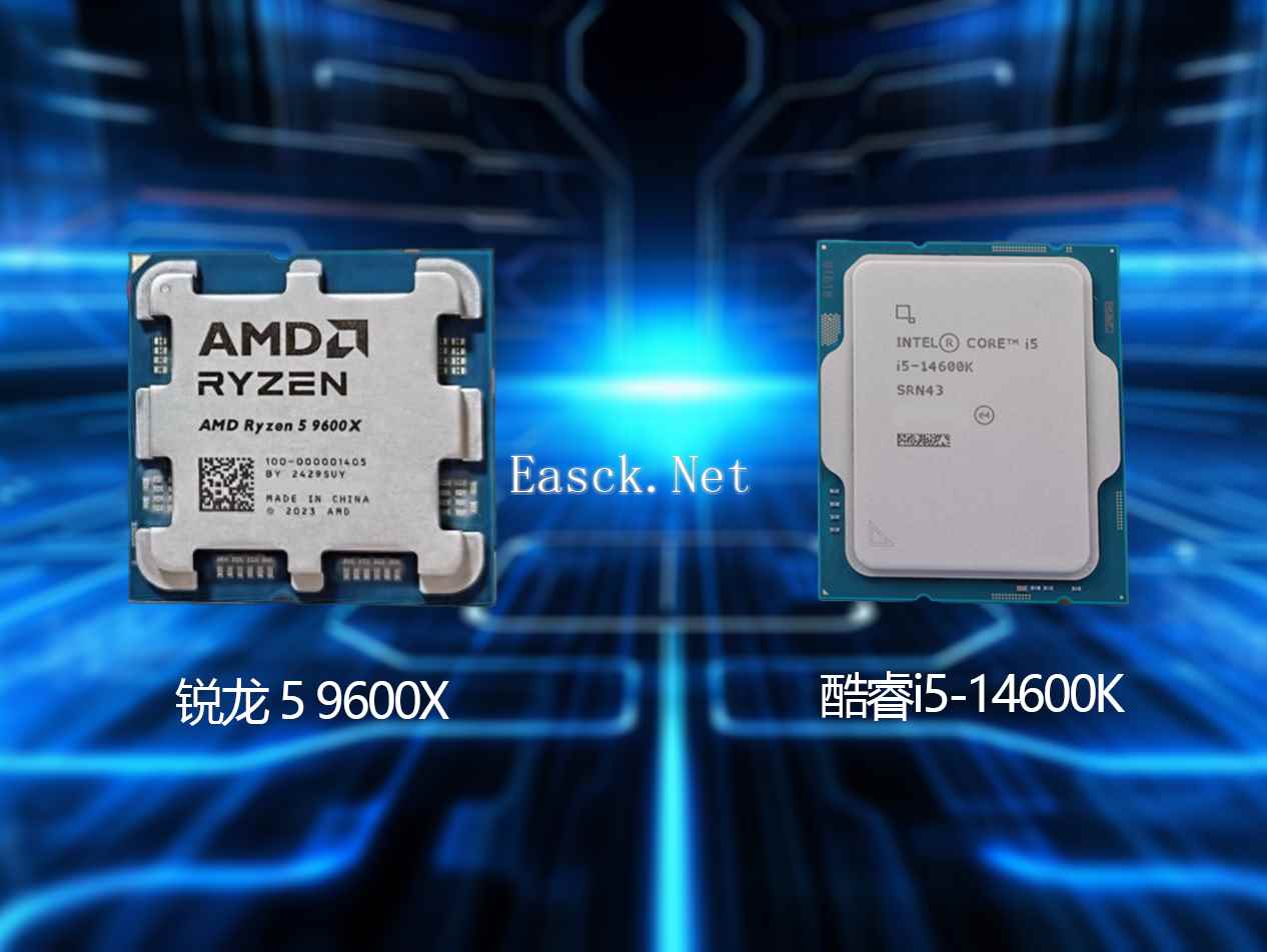 AMD独占鳌头！锐龙5 9600X VS 酷睿i5-14600K网游测试