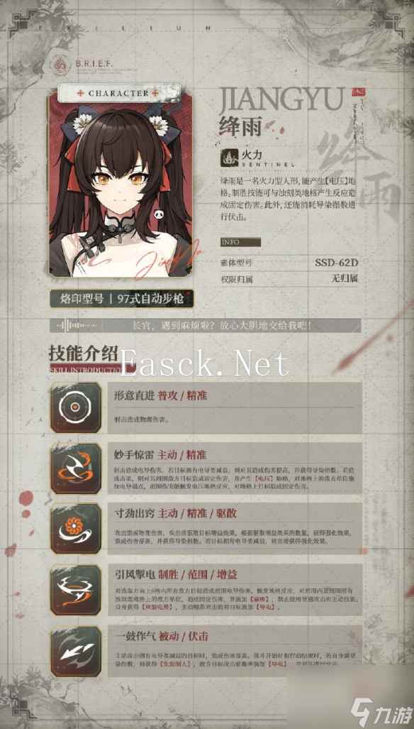 少女前线2追放绛雨角色一览