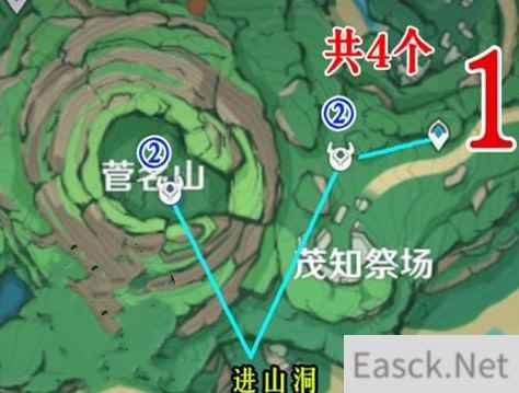 原神2.2兽境之狼收集路线攻略