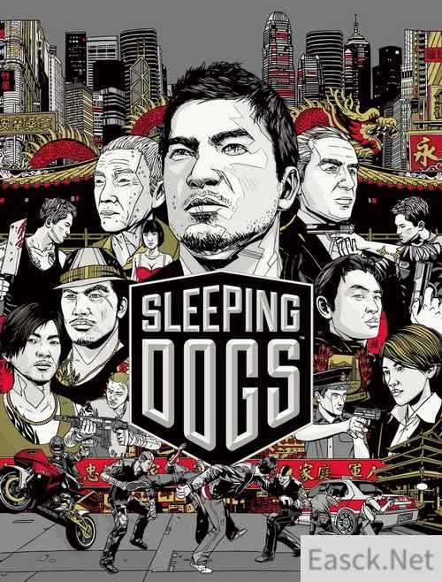 古惑仔即视感 《Sleeping Dogs》封面画作放出