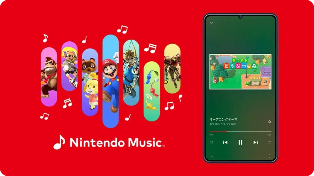 任天堂推出全新音乐串流服务40年经典Nintendo Music