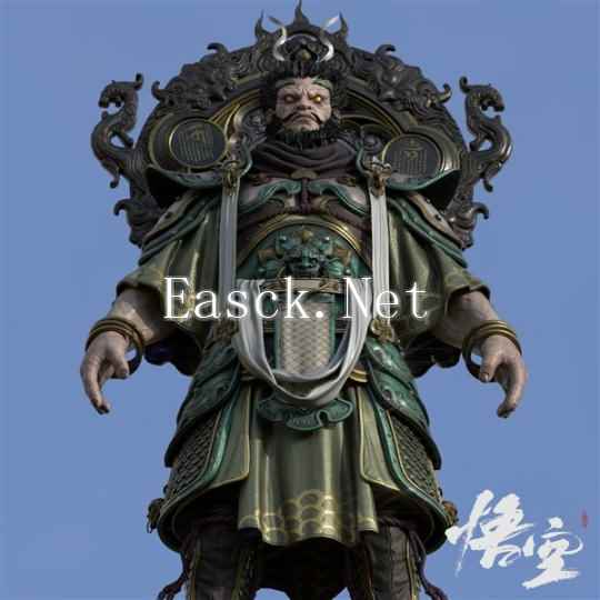 《黑神话：悟空》角色新设定图：四大天王威武十足