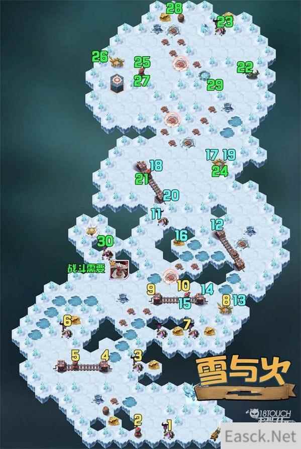 剑与远征雪与火通关攻略