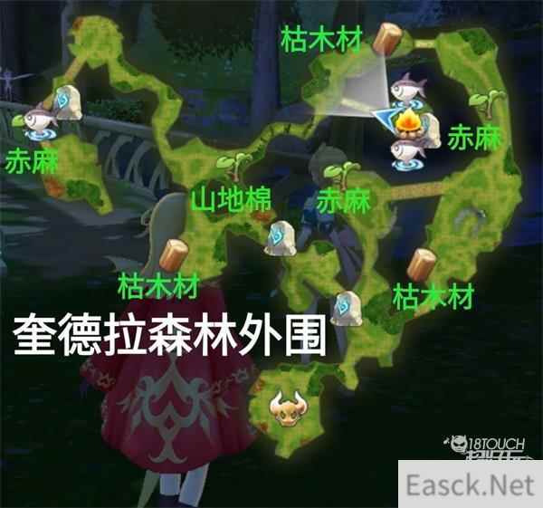 玛娜希斯回响所有地图资源分布一览