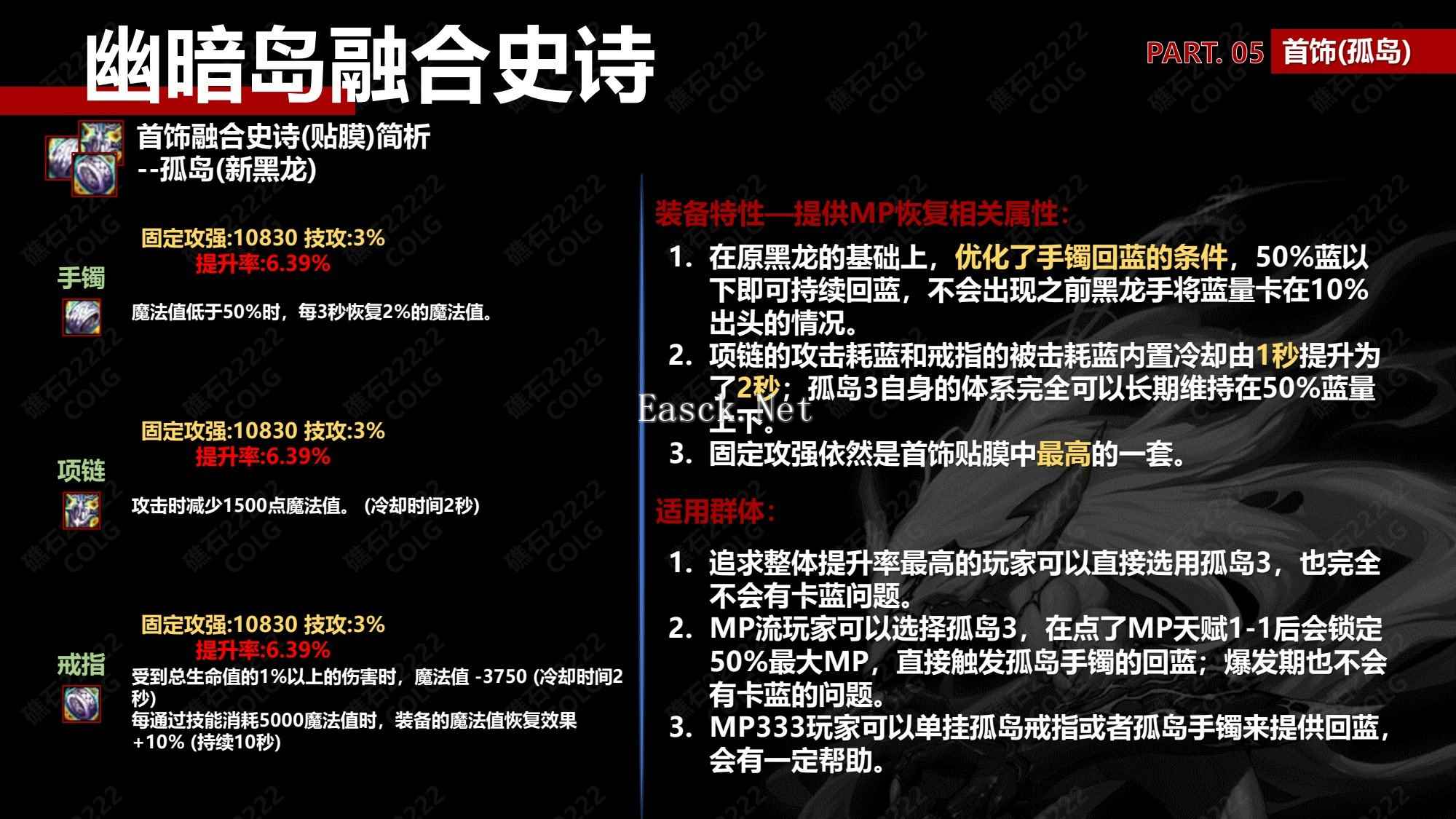 dnf孤岛首饰套特性及适用流派推荐