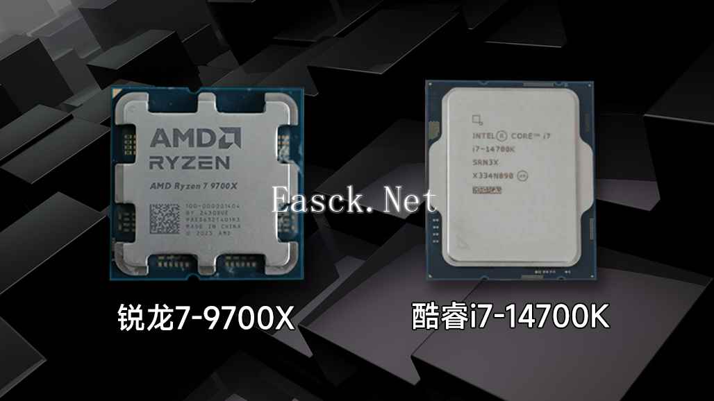 解锁TDP 105W 锐龙7 9700X vs 酷睿i7-14700K游戏实测